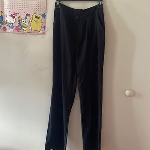 High waisted front split pant size xs